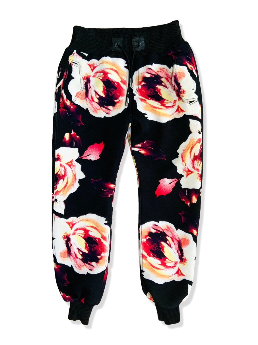 Oversized Joggers with Flowers Patterns – Rcsla-Store